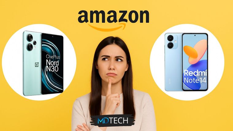 Te ayudamos a elegir entre el Xiaomi Redmi Note 14 y el ONEPLUS Nord N30