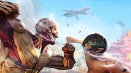primeras imagenes de los titanes de shingeki no kyojin en free fire