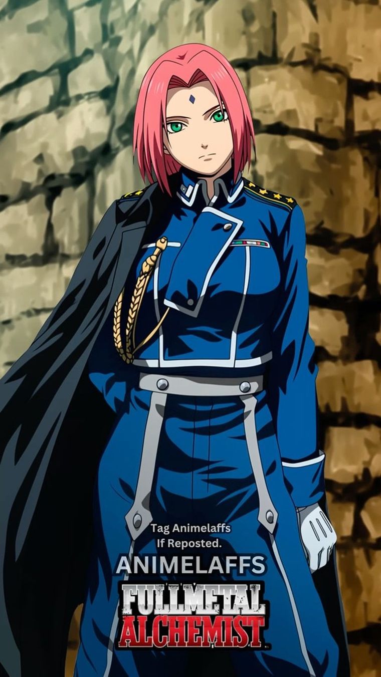 Sakura Haruno en Fullmetal Alchemist. Sakura Haruno en Fullmetal Alchemist.