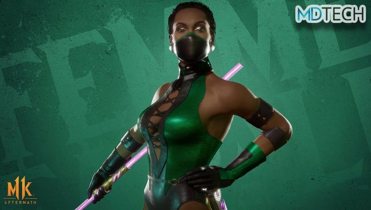 Esta IA recrea a Jade de Mortal Kombat como si fuera una persona real y el resultado es fascinante