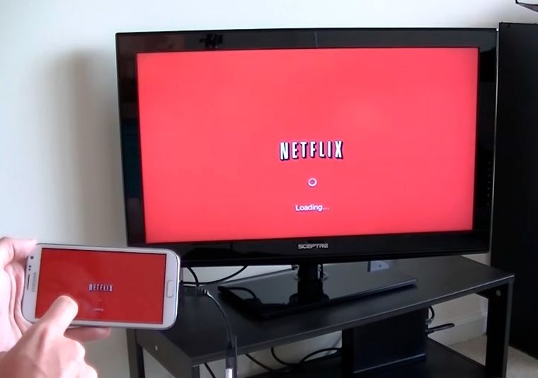 Proyectar un smartphone a un televisor