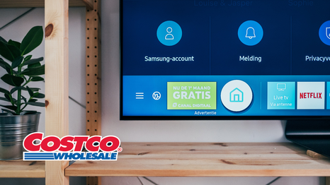 Este televisor está en oferta en Coscto por tiempo limitado.