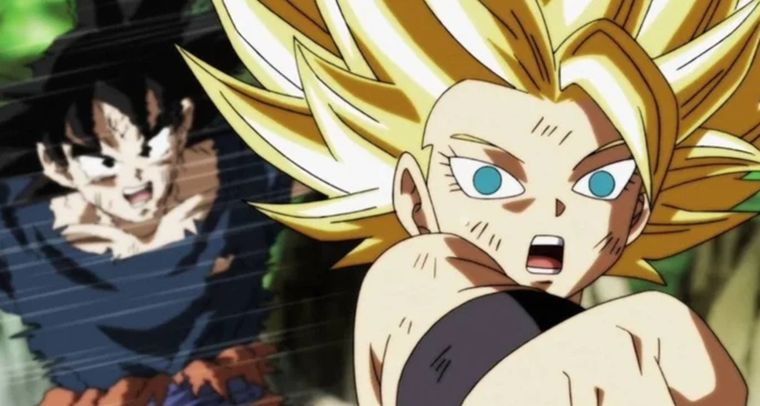 Cómo se vería Caulifla, la saiyajin del Universo 6, si hubiera conocido a Gokú en su niñez