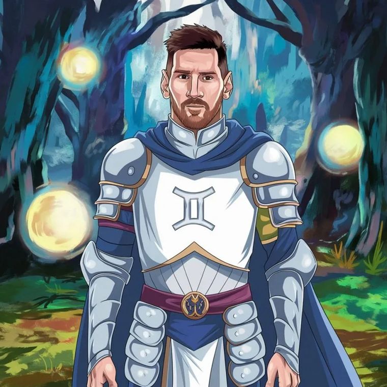 Así se vería Lionel Messi como todo un Caballero del Zodiaco Así se vería Lionel Messi como todo un Caballero del Zodiaco