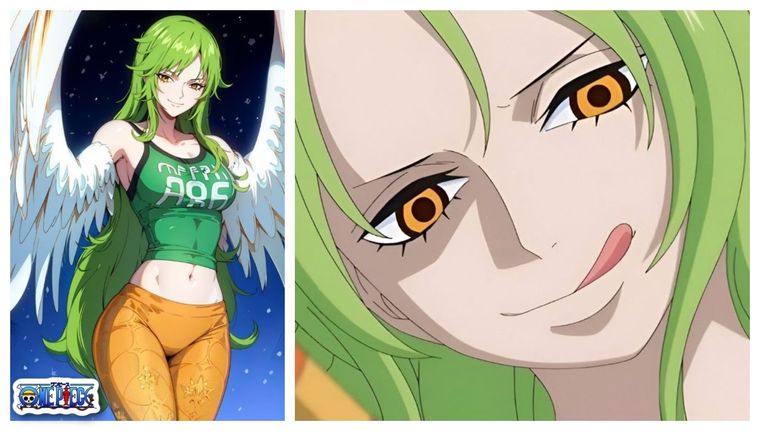 Conoce gracias a esta IA la primera versión realista de Monet, la hermosa arpía de One Piece