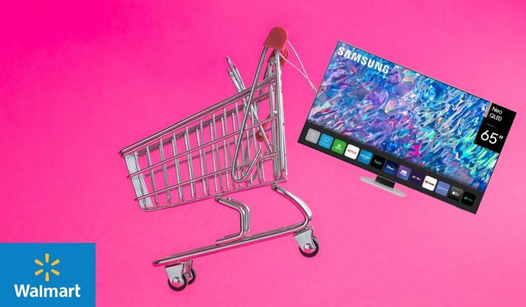 El televisor está en oferta por tiempo limitado en Walmart.