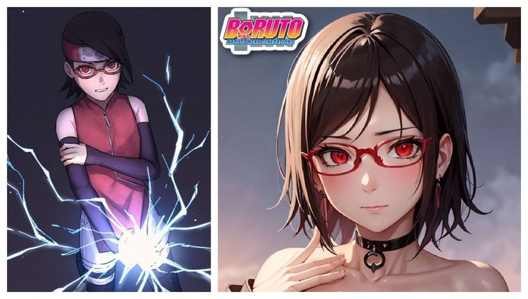 Conoce la versión live-action que la IA ha realizado de Sarada, la kunoichi de la saga Boruto