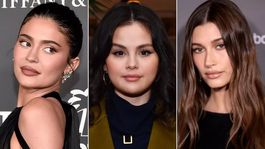 Kylie Jenner, Selena Gómez y Hailey Bieber