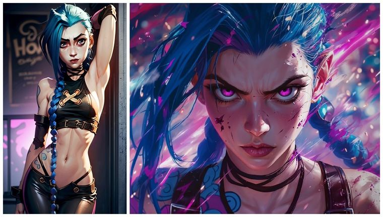Jinx es una de las campeonas más populares del videojuego League of Legends.
