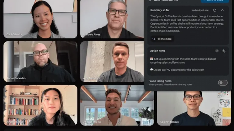 La IA te reemplaza en reuniones en Google Meet