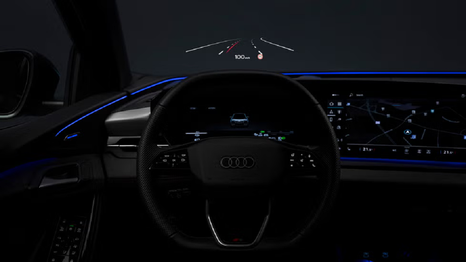 Interior del Audi Q6 y SQ6 e-tron 2025