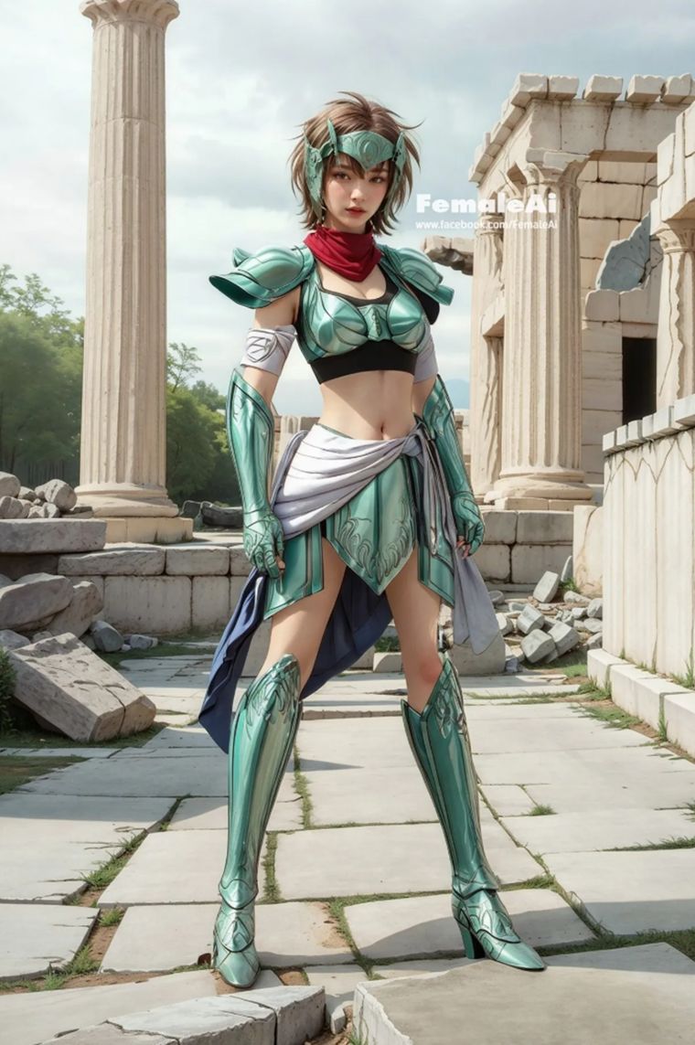 La inteligencia artificial da vida a Erda de Los Caballeros del Zodiaco La inteligencia artificial da vida a Erda de Los Caballeros del Zodiaco