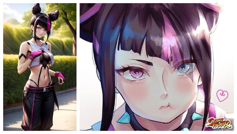 Así es la versión realista que la IA recreó para Juri, la experta peleadora de Street Fighter