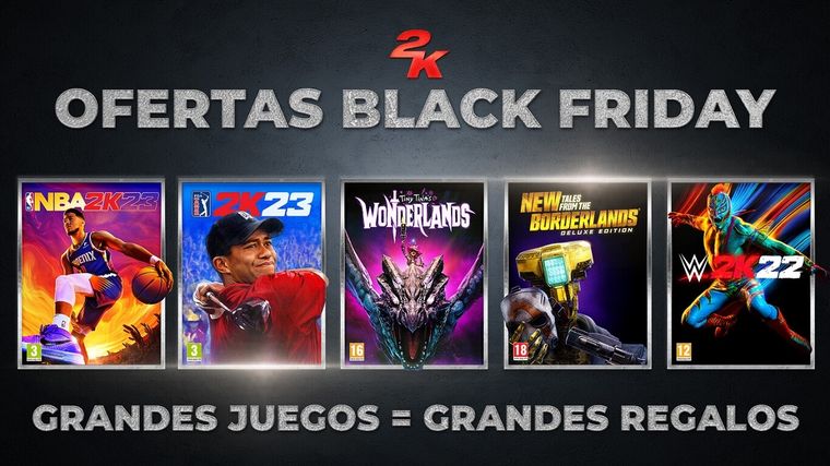 2K llega al Black Friday con descuento del 60% en varios videojuegos