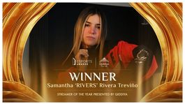La mexicana Rivers gana un premio a la mejor streamer del 2024, pero con una gran polémica