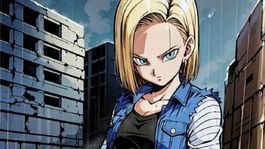 Te sorprenderá lo distinto que era la Androide 18 en sus bocetos originales