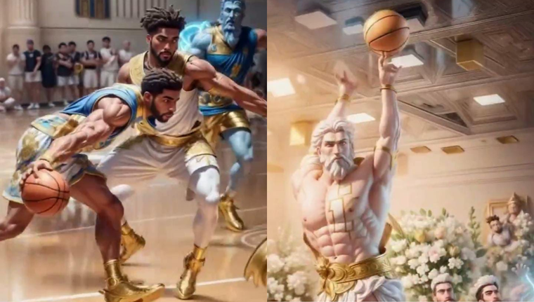 Increíble resultado de la fusión entre la IA y el baloncesto.