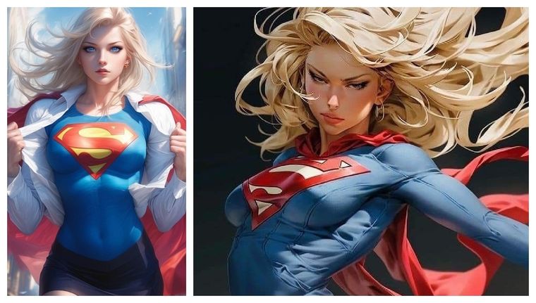 Super Girl es enviada a la Tierra para proteger a su primo Kal-El (Superman).