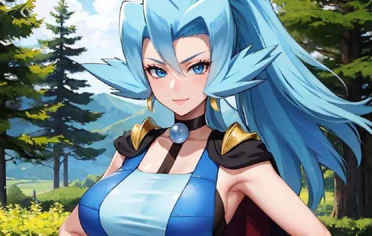 Clair, la líder de gimnasio Pokémon, en la vida real