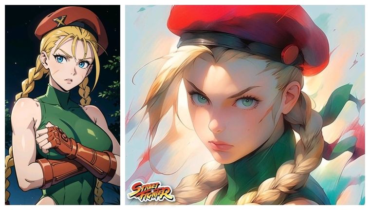 No te pierdas la sorprendente recreación que la IA realizó de Cammy White, de Street Fighter