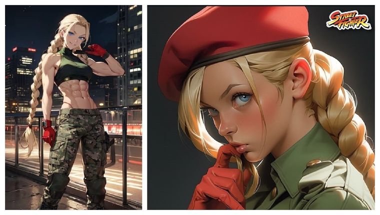 Así luce Cammy White de Street Fighter en esta increíble versión hiperrealista de la IA