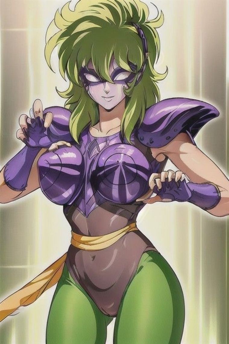 Shaina es una poderosa guerrera de plata de Los Caballeros del Zodiaco. Shaina es una poderosa guerrera de plata de Los Caballeros del Zodiaco.