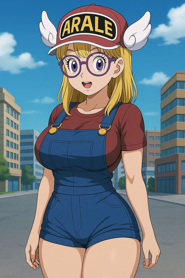 La fusión entre Arale y Androide 18 combina fuerza, ternura y estilo en una versión inesperada que sorprende a los fans de Dr. Slump y Dragon Ball Z.