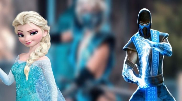 Cosplayer fusiona a Elsa de Frozen con Sub Zero de Mortal Kombat