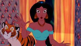 La IA recreó a la princesa Jazmín de Aladdín en una mujer real .