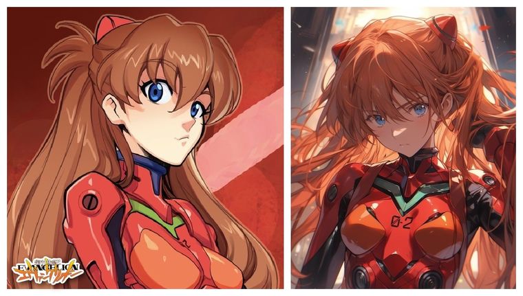 La IA trajo a la vida a la versión realista de la increíble Asuka Langley de Evangelion