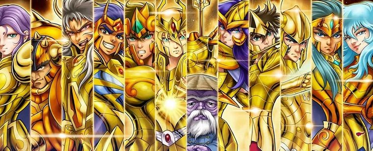 Cómo se verían los Caballeros Dorados de Aries, Tauro y Géminis con armaduras Cyborg