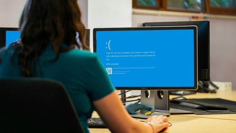 Microsoft caído por incompatibilidad con antivirus