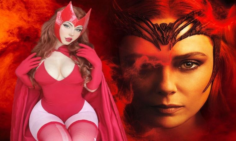 Cosplayer nos hechiza y enamora con su traje de Bruja Escarlata