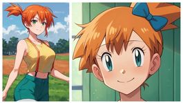 A lo largo de sus viajes, Misty demuestra ser una entrenadora hábil y decidida