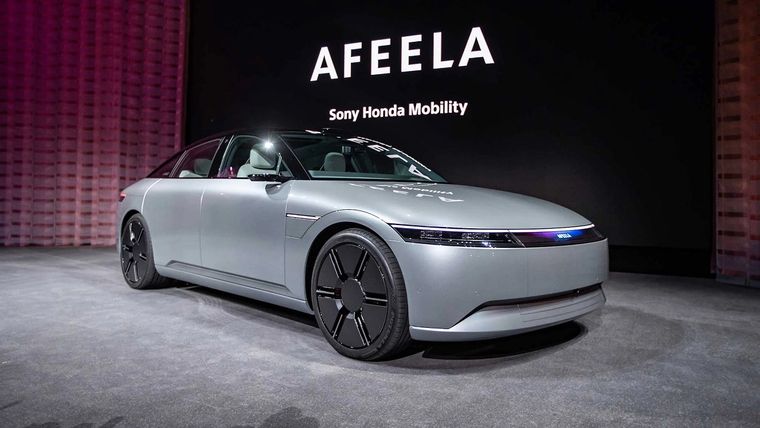 Así es el increíble AFEELA, el primer auto eléctrico que desarrollan Sony y Honda en conjunto