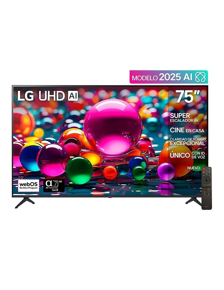 Pantalla LG de 75 Pantalla LG de 75