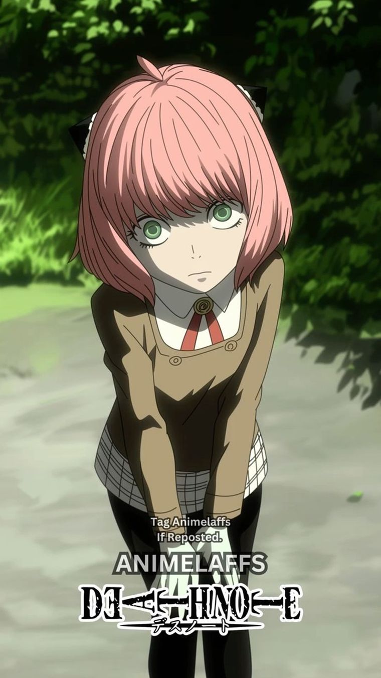 Anya Forger en Death Note. Anya Forger en Death Note.