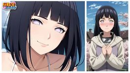 Descubre la versión hiperrealista de Hinata Hyuga, la bella pareja de Naruto