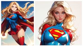 Super Girl llega a la Tierra después de escapar de Krypton Super Girl llega a la Tierra después de escapar de Krypton