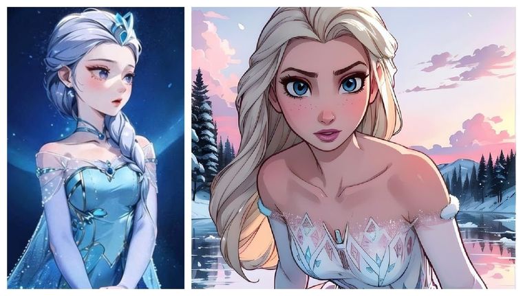 En Frozen, Elsa lucha por controlar sus poderes mágicos tras un incidente en su infancia