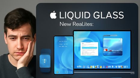Apple integró Liquid Glass en iOS 26 y todos sus sistemas operativos principales. (Imagen generada con IA)