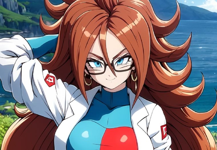 Así se vería la Androide 21 con la IA