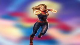 Fan de Dragon Ball Z imagina a la Androide 18 como Capitana Marvel 