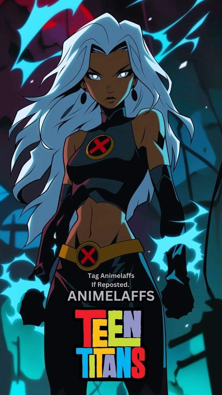 Tormenta en el mundo de Teen Titans. Tormenta en el mundo de Teen Titans.