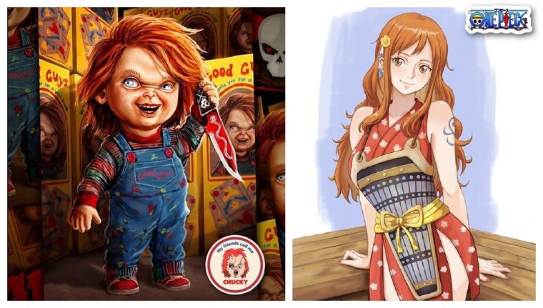 Nami de One Piece se convierte en Chucky gracias a la magia de la inteligencia artificial
