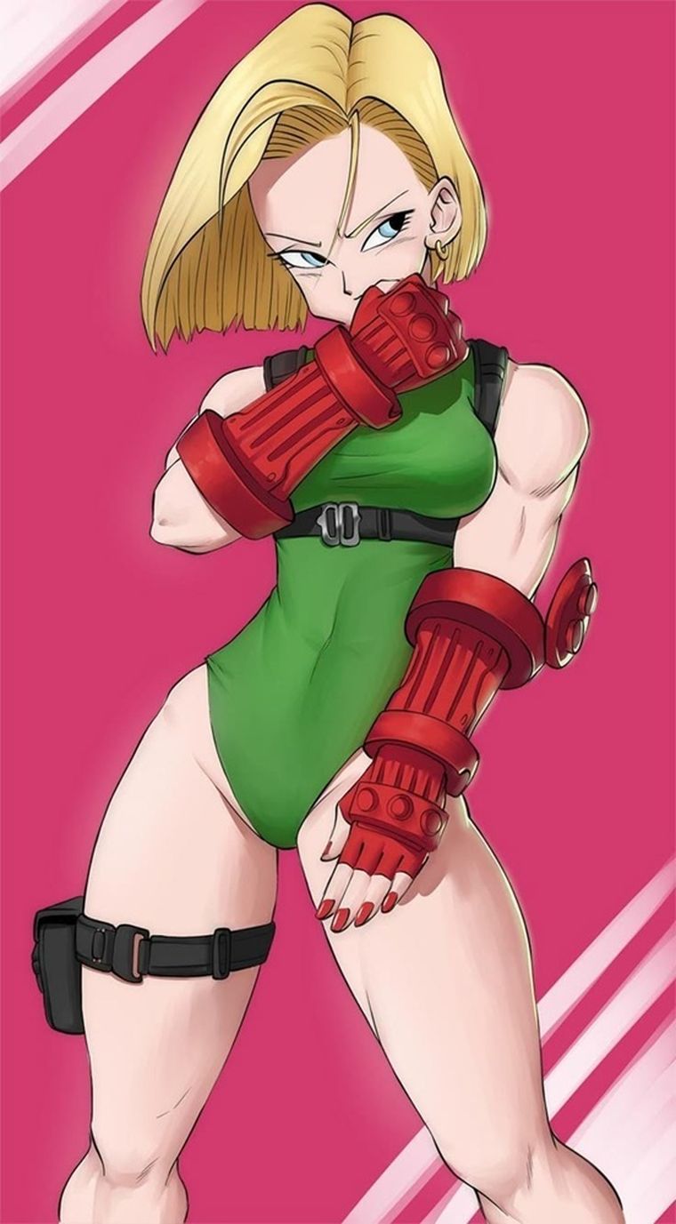 Androide 18 en el mundo de Street Fighter. Androide 18 en el mundo de Street Fighter.