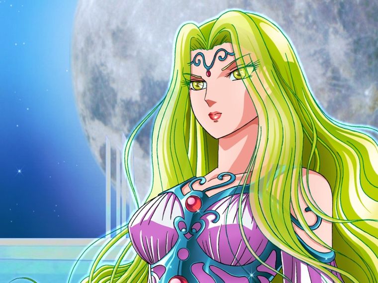 Artemis, la diosa de la Luna en el universo de Los Caballeros del Zodiaco