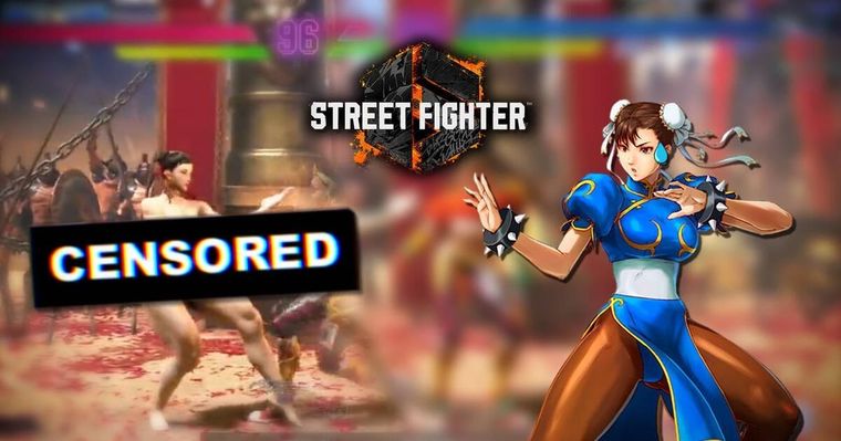 Torneo Street Fighter 6: olvidan quitar mods y Chun Li aparece sin ropa en el combate
