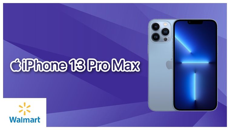 El iPhone 13 Pro Max es la mejor oferta de Walmart para mayo y llega con un gran descuento