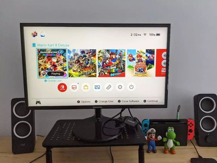 Pantalla para una consola Pantalla para una consola